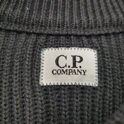 【中古品】【メンズ】 C.P.Company シーピーカンパニー LOW GAUGE KNIT SWEATER 05CMKN122A ローゲージニット セーター 長袖 トップス 141-250310-ay-01-izu サイズ：50 カラー：ブラック 万代Net店