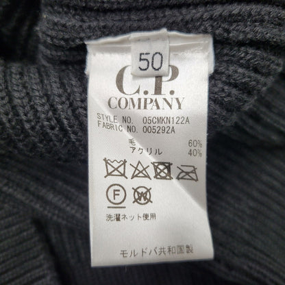 【中古品】【メンズ】 C.P.Company シーピーカンパニー LOW GAUGE KNIT SWEATER 05CMKN122A ローゲージニット セーター 長袖 トップス 141-250310-ay-01-izu サイズ：50 カラー：ブラック 万代Net店