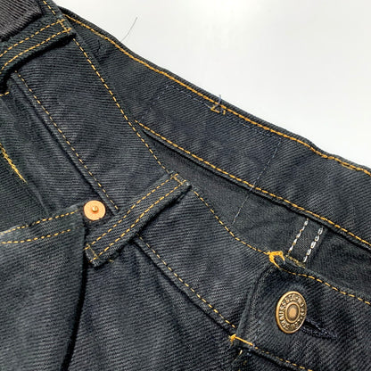 【現状渡し品】【メンズ】 Levi's リーバイス REMAKE BLACK DENIM PANTS リメイク ブラック デニムパンツ ジーンズ ボトムス 157-250312-as-20-izu カラー：ブラック 万代Net店