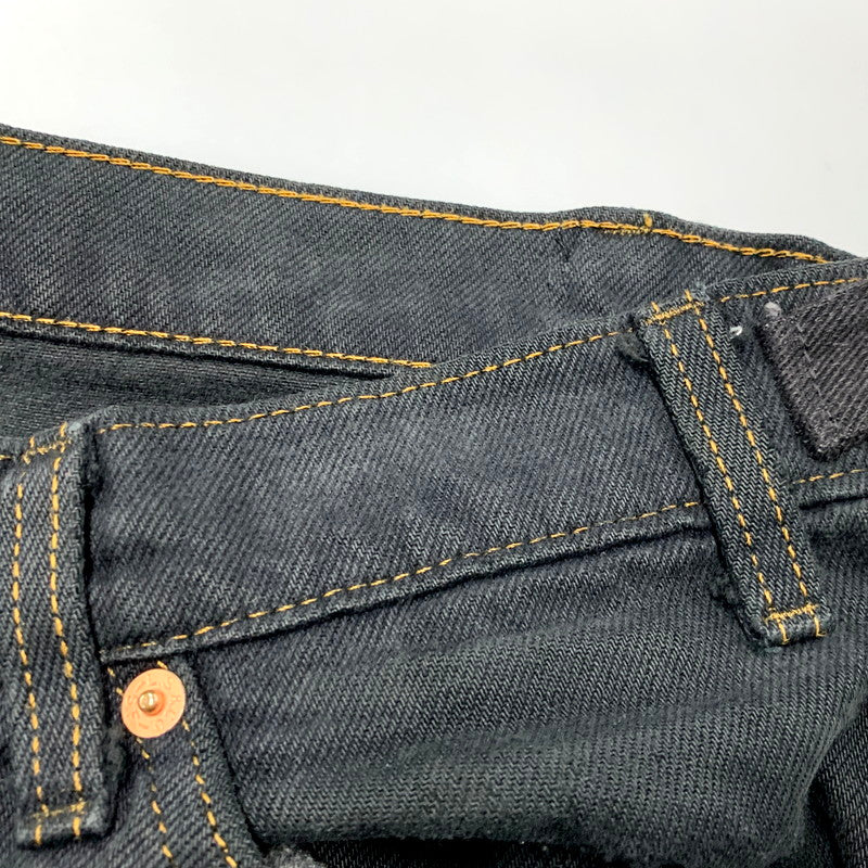 【現状渡し品】【メンズ】 Levi's リーバイス REMAKE BLACK DENIM PANTS リメイク ブラック デニムパンツ ジーンズ ボトムス 157-250312-as-20-izu カラー：ブラック 万代Net店