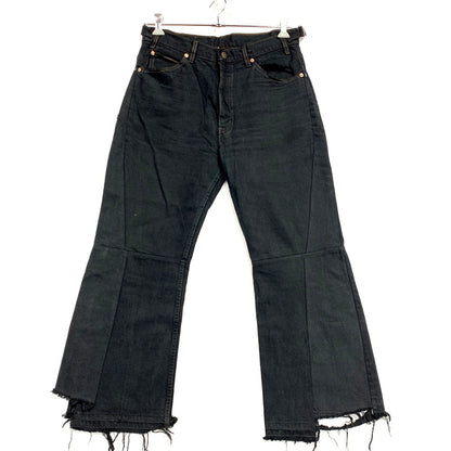 【現状渡し品】【メンズ】 Levi's リーバイス REMAKE BLACK DENIM PANTS リメイク ブラック デニムパンツ ジーンズ ボトムス 157-250312-as-20-izu カラー：ブラック 万代Net店