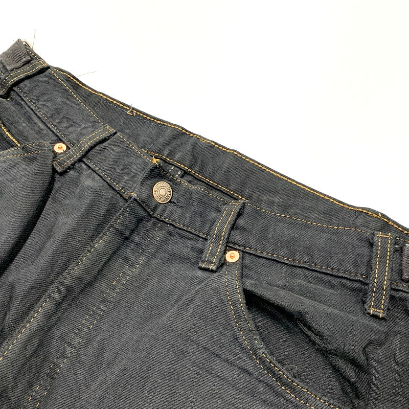 【現状渡し品】【メンズ】 Levi's リーバイス REMAKE BLACK DENIM PANTS リメイク ブラック デニムパンツ ジーンズ ボトムス 157-250312-as-20-izu カラー：ブラック 万代Net店