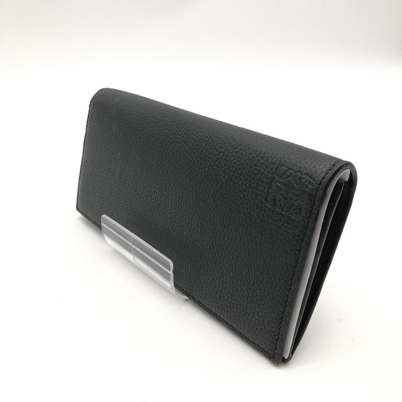 【中古品】【メンズ】 LOEWE C660978X01 LONG HORIZONTAL WALLET BLACK ロエベ ロング ホリゾンタル ウォレット 財布 長財布 181-260626-sm-01-otoh カラー：ブラック 万代Net店