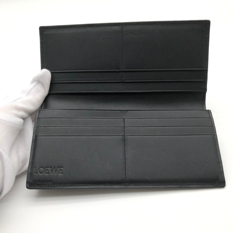 【中古品】【メンズ】 LOEWE C660978X01 LONG HORIZONTAL WALLET BLACK ロエベ ロング ホリゾンタル ウォレット 財布 長財布 181-260626-sm-01-otoh カラー：ブラック 万代Net店
