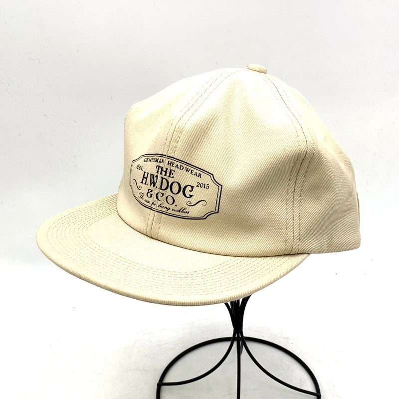 【中古品】【メンズ/レディース】  THE H.W.DOG&CO ザエイチダブリュードッグアンドコー TRUCKER CAP D-00004 トラッカー キャップ 帽子 185-250312-as-32-izu サイズ：ONE カラー：ベージュ 万代Net店