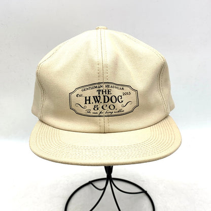 【中古品】【メンズ/レディース】  THE H.W.DOG&CO ザエイチダブリュードッグアンドコー TRUCKER CAP D-00004 トラッカー キャップ 帽子 185-250312-as-32-izu サイズ：ONE カラー：ベージュ 万代Net店