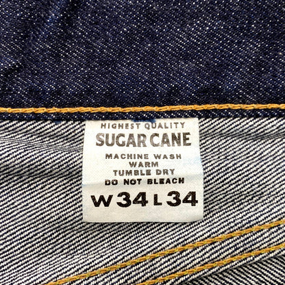 【中古品】【メンズ】 SUGAR CANE シュガーケーン 14.25OZ. DENIM 1947 MODEL REGULAR STRAIGHT SC41947 デニム 1947モデル レギュラーストレート パンツ ジーンズ ボトムス 156-250311-as-05-izu サイズ：34×34 カラー：インディゴ 万代Net店