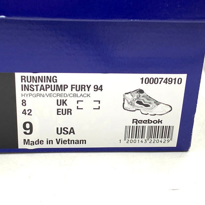 【中古品】【メンズ】 Reebok リーボック INSTAPUMP FURY 94 100074910 インスタポンプ フューリー 94 スニーカー シューズ 靴 162-250312-as-29-izu サイズ：27cm カラー：HYPGRN/VECRED/CBLACK 万代Net店