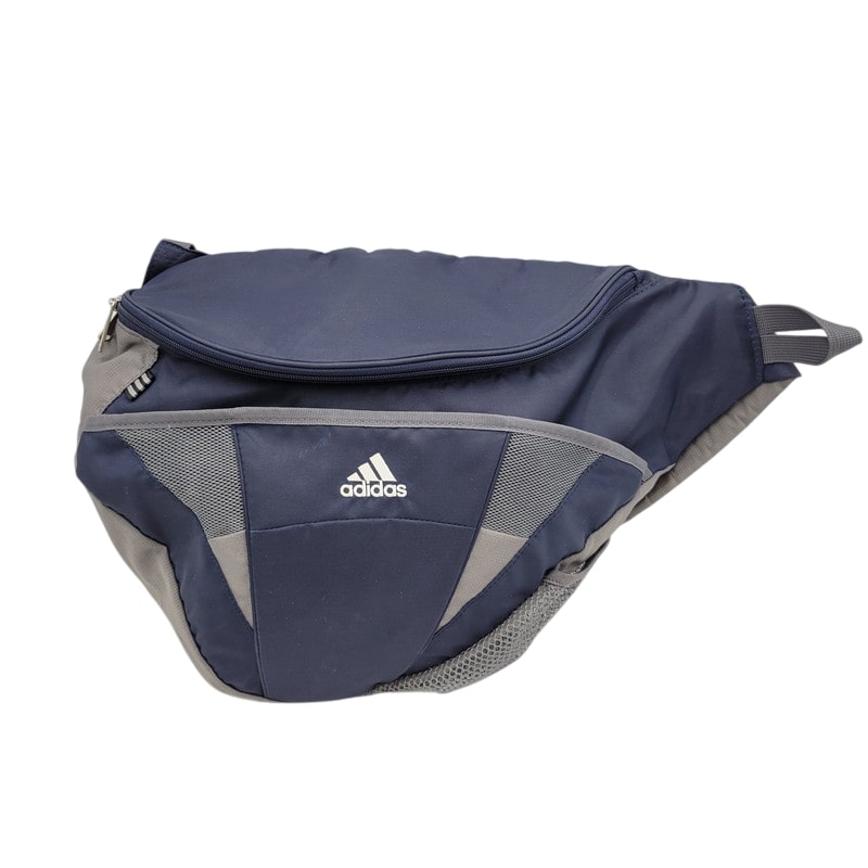 【中古品】【メンズ/レディース】  OLD ADIDAS オールド アディダス 00S ONE SHOULDER BAG ワンショルダーバッグ カバン 鞄 188-250313-as-26-izu カラー：ネイビー×グレー 万代Net店