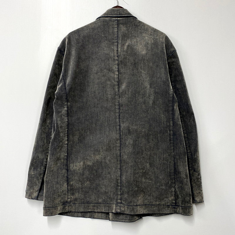 【中古品】【メンズ】 DIESEL ディーゼル 22SS D-BLAZ SINGLE BREASTED BLAZER A04070 シングル ブレステッド ブレザー ジャケット アウター 141-250311-as-07-izu サイズ：M カラー：グレー系 万代Net店