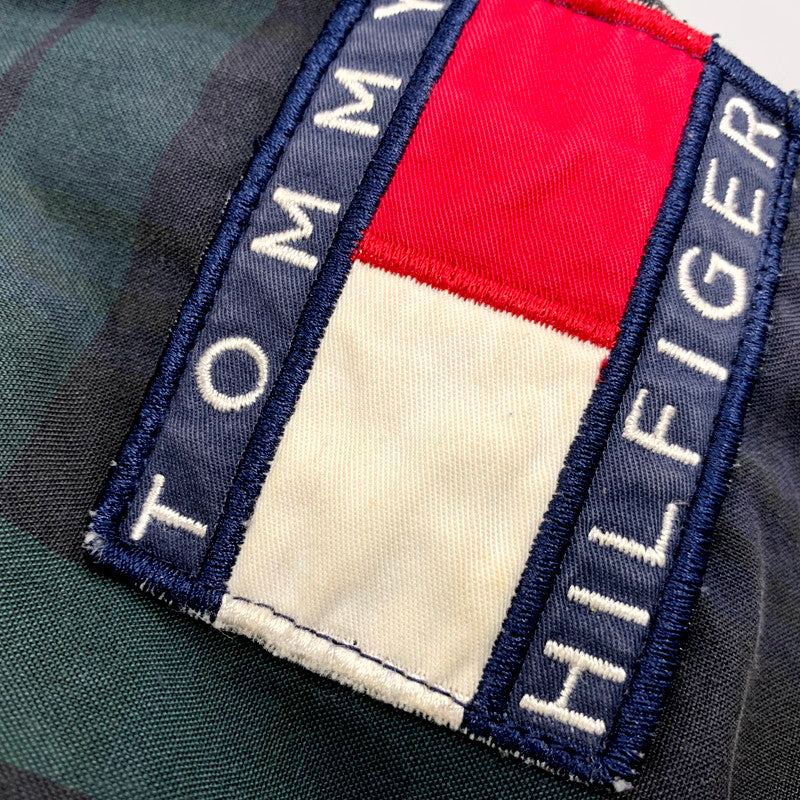 【中古品】【メンズ】 TOMMY HILFIGER トミーヒルフィガー 90S FLEECE LINER CHECK MOUNTAIN PARKA フリースライナー チェック マウンテンパーカー ジャケット アウター 146-250313-as-03-izu サイズ：L カラー：マルチカラー 万代Net店