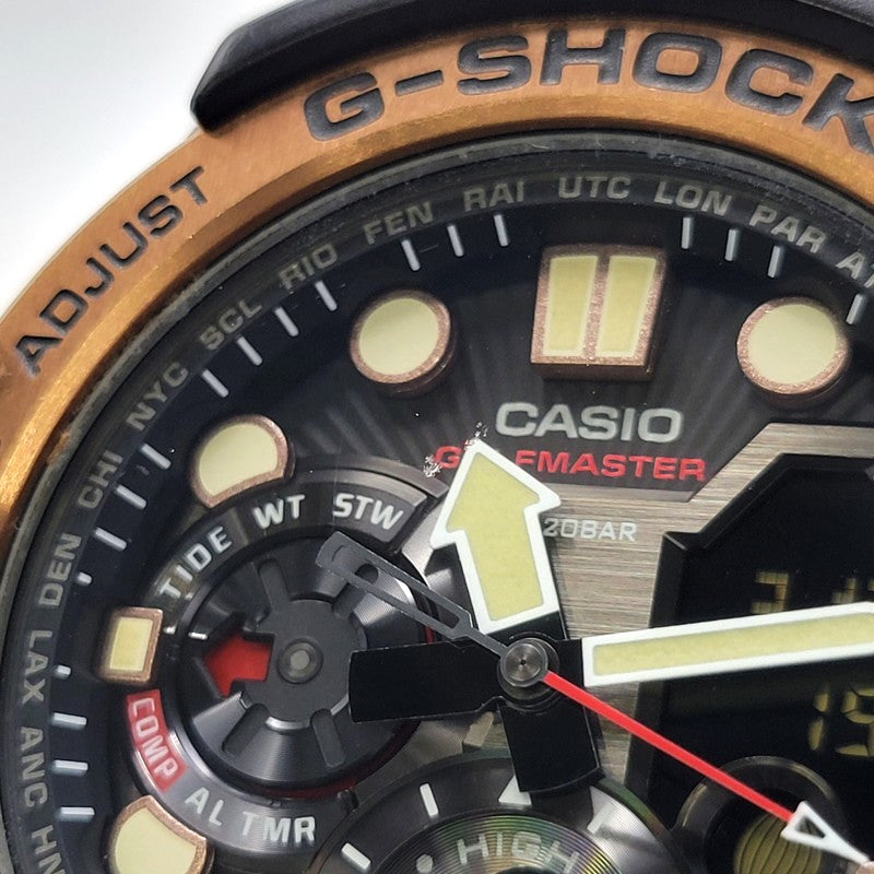 【中古品】【メンズ/レディース】 G-SHOCK ジーショック MASTER OF G-SEA DIGITAL ANALOG GN-1000RG マスター オブ G シー デジタル アナログ 腕時計 196-250312-as-16-izu カラー：ブラック 万代Net店