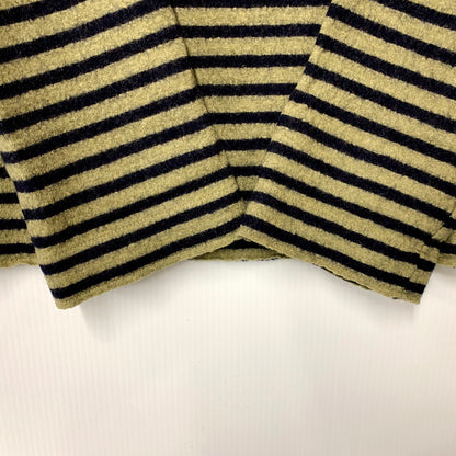 【中古品】【レディース】 45rpm フォーティーファイブアールピーエム 圧縮ウール ボーダーバスクシャツ 長袖 トップス 170-250313-as-20-izu サイズ：3 カラー：グリーン系×ネイビー 万代Net店