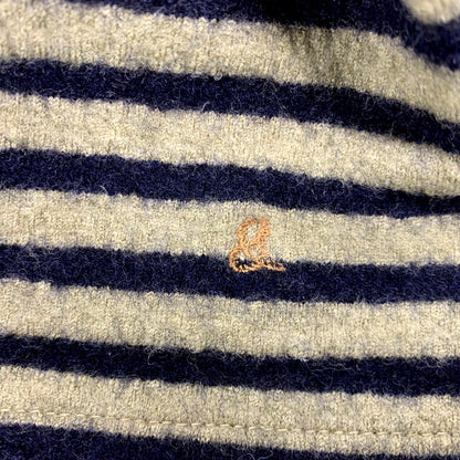 【中古品】【レディース】 45rpm フォーティーファイブアールピーエム 圧縮ウール ボーダーバスクシャツ 長袖 トップス 170-250313-as-20-izu サイズ：3 カラー：グリーン系×ネイビー 万代Net店