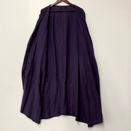 【中古品】【レディース】 GUNGENDO LABORATORY 群言堂ラボラトリー COTTON LINEN DRESS コットンリネンドレス ワンピース 168-250313-as-17-izu カラー：パープル 万代Net店