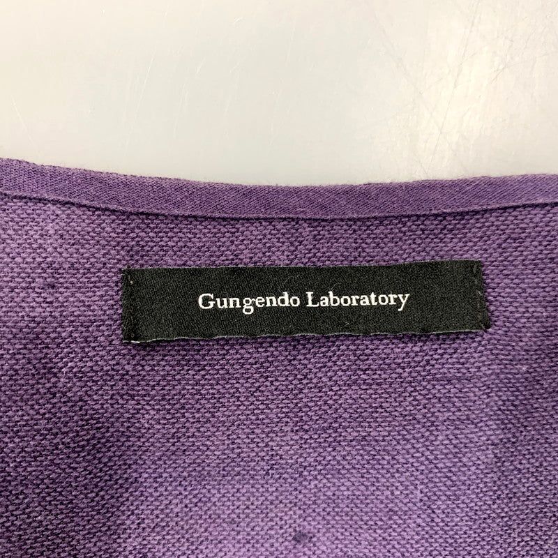 【中古品】【レディース】 GUNGENDO LABORATORY 群言堂ラボラトリー COTTON LINEN DRESS コットンリネンドレス ワンピース 168-250313-as-17-izu カラー：パープル 万代Net店