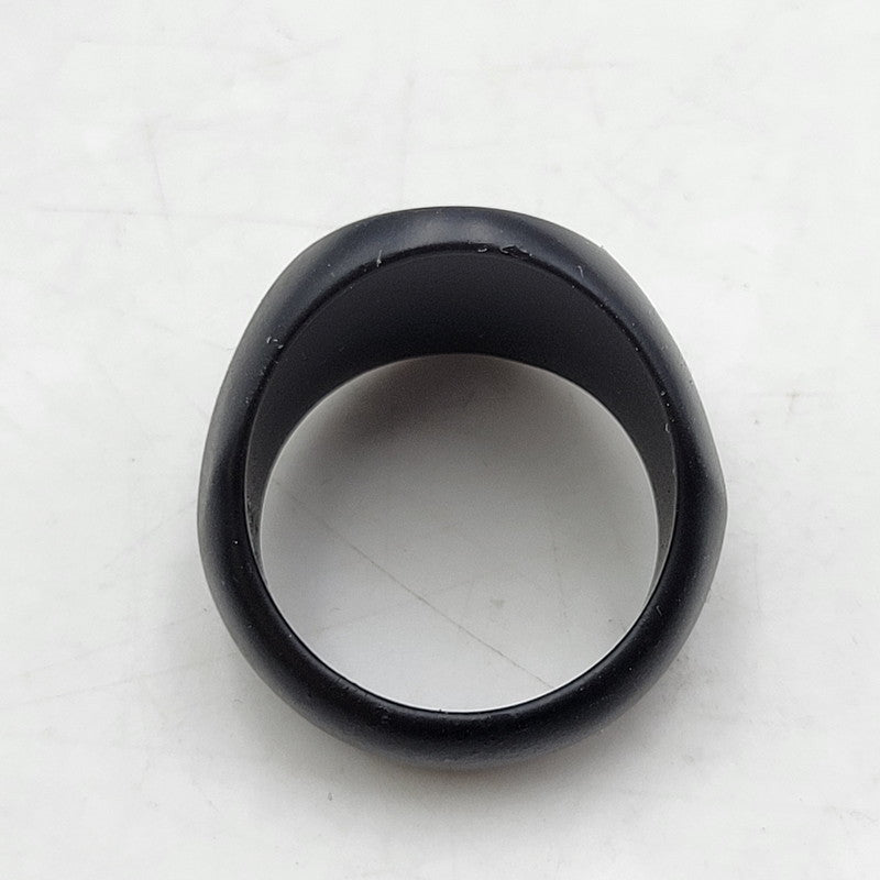 【中古品】【メンズ/レディース】 STUSSY ステューシー SS LINK US-CA RING リング 指輪 アクセサリー 192-250314-as-08-izu サイズ：L/XL カラー：ブラック 万代Net店