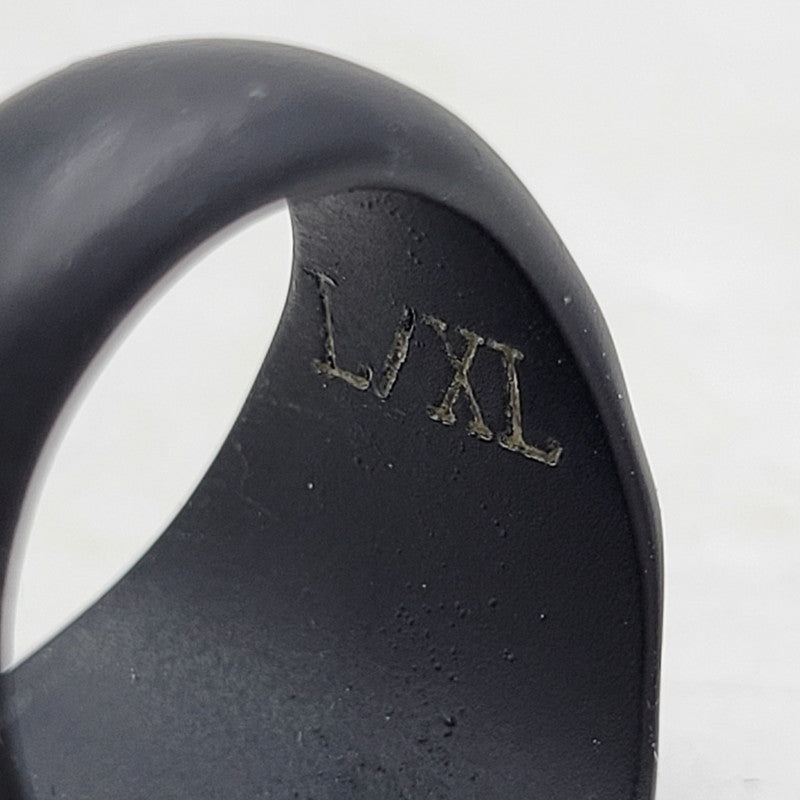 【中古品】【メンズ/レディース】 STUSSY ステューシー SS LINK US-CA RING リング 指輪 アクセサリー 192-250314-as-08-izu サイズ：L/XL カラー：ブラック 万代Net店