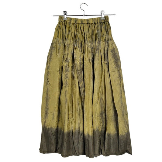 【中古品】【レディース】 ISSEY MIYAKE イッセイミヤケ PWRMANWNTW ペルマネンテ FLARE LONG SKIRT フレアロングスカート 168-250313-as-13-izu カラー：グリーン系 万代Net店
