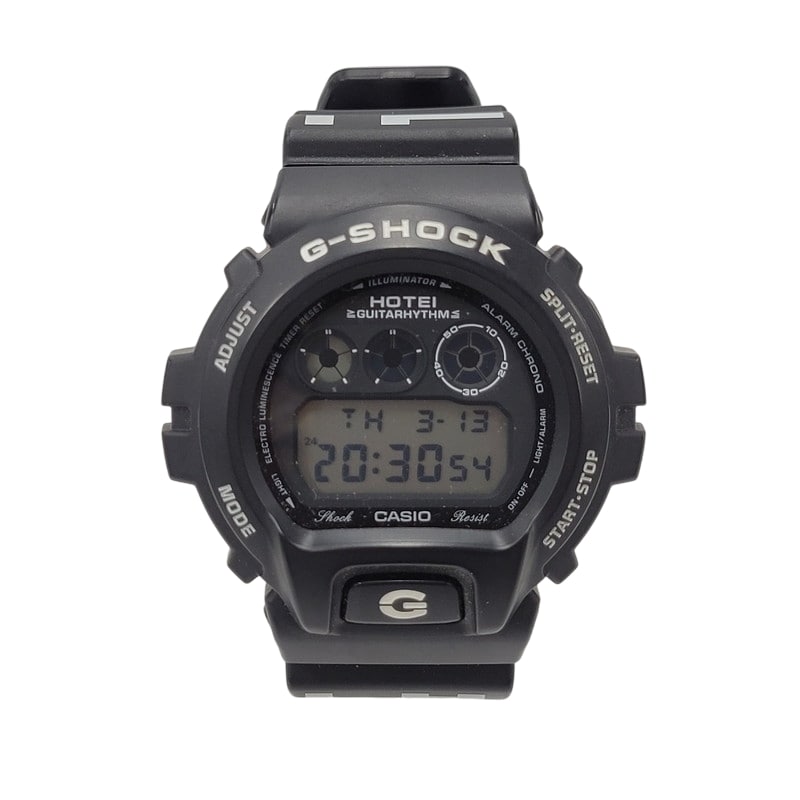 【中古品】【メンズ/レディース】 G-SHOCK ジーショック HOTEI 30th ANNIVERSARY G-SHOCK GUITARHYTHM MODEL DW-6900TH 布袋寅泰 30周年記念モデル デジタル腕時計 196-250314-as-03-izu カラー：ブラック 万代Net店