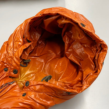 【現状渡し品】【レディース】 DUVETICA デュベティカ 314-02-1059 国内正規 FUR HOODED DOWN JACKET ファーフーデッドダウンジャケット アウター 長袖 169-250317-ma-06-izu サイズ：40 カラー：オレンジ 万代Net店