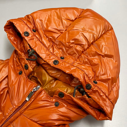 【現状渡し品】【レディース】 DUVETICA デュベティカ 314-02-1059 国内正規 FUR HOODED DOWN JACKET ファーフーデッドダウンジャケット アウター 長袖 169-250317-ma-06-izu サイズ：40 カラー：オレンジ 万代Net店