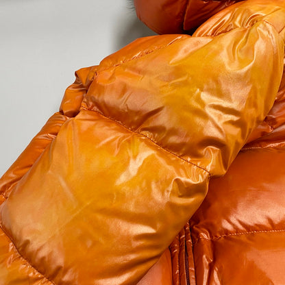 【現状渡し品】【レディース】 DUVETICA デュベティカ 314-02-1059 国内正規 FUR HOODED DOWN JACKET ファーフーデッドダウンジャケット アウター 長袖 169-250317-ma-06-izu サイズ：40 カラー：オレンジ 万代Net店