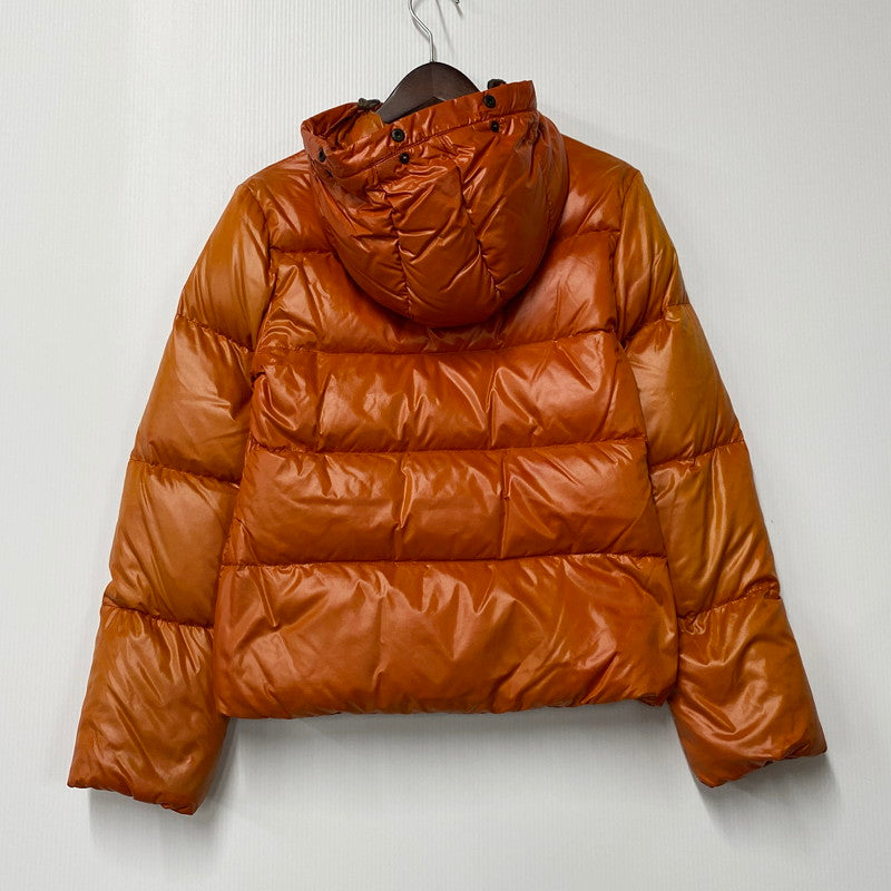 【現状渡し品】【レディース】 DUVETICA デュベティカ 314-02-1059 国内正規 FUR HOODED DOWN JACKET ファーフーデッドダウンジャケット アウター 長袖 169-250317-ma-06-izu サイズ：40 カラー：オレンジ 万代Net店