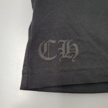 【中古美品】【メンズ】 CHROME HEARTS クロムハーツ SS T-SHIRT ショートスリーブ Tシャツ ロゴ ポケット 半袖 トップス 190-250316-as-26-izu サイズ：L カラー：ブラック 万代Net店