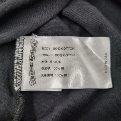 【中古美品】【メンズ】 CHROME HEARTS クロムハーツ SS T-SHIRT ショートスリーブ Tシャツ ロゴ ポケット 半袖 トップス 190-250316-as-26-izu サイズ：L カラー：ブラック 万代Net店