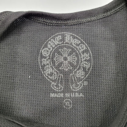 【中古美品】【メンズ】 CHROME HEARTS クロムハーツ LS THERMAL VINE DAGGER ロングスリーブ サーマル ヴァインダガー 長袖 トップス 190-250316-as-29-izu サイズ：XL カラー：ブラック 万代Net店