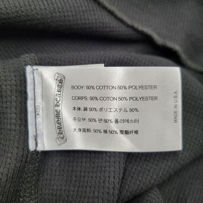 【中古美品】【メンズ】 CHROME HEARTS クロムハーツ LS THERMAL VINE DAGGER ロングスリーブ サーマル ヴァインダガー 長袖 トップス 190-250316-as-29-izu サイズ：XL カラー：ブラック 万代Net店