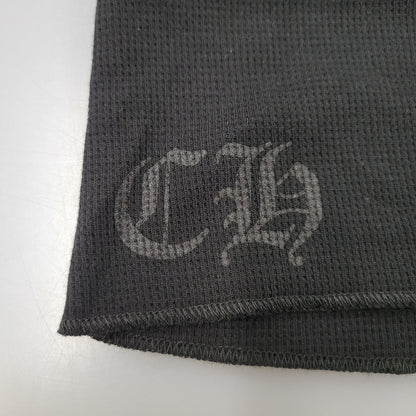 【中古美品】【メンズ】 CHROME HEARTS クロムハーツ LS THERMAL CHROME HEARTS ロングスリーブ サーマル クロムハーツ 長袖 トップス 190-250316-as-28-izu サイズ：XL カラー：ブラック 万代Net店