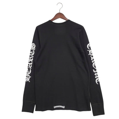【中古美品】【メンズ】 CHROME HEARTS クロムハーツ LS THERMAL CHROME HEARTS ロングスリーブ サーマル クロムハーツ 長袖 トップス 190-250316-as-28-izu サイズ：XL カラー：ブラック 万代Net店