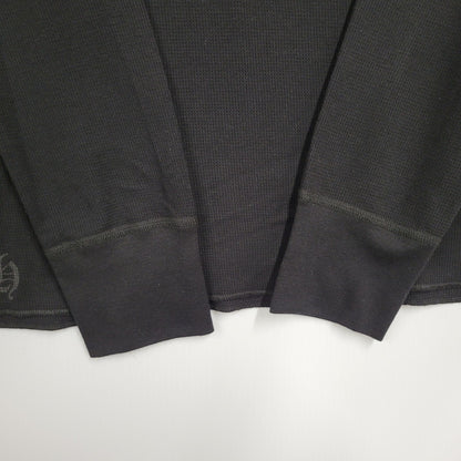 【中古美品】【メンズ】 CHROME HEARTS クロムハーツ LS THERMAL CHROME HEARTS ロングスリーブ サーマル クロムハーツ 長袖 トップス 190-250316-as-28-izu サイズ：XL カラー：ブラック 万代Net店