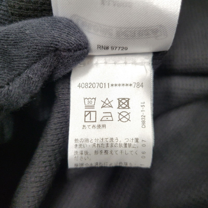 【中古美品】【メンズ】 CHROME HEARTS クロムハーツ LS THERMAL CHROME HEARTS ロングスリーブ サーマル クロムハーツ 長袖 トップス 190-250316-as-28-izu サイズ：XL カラー：ブラック 万代Net店