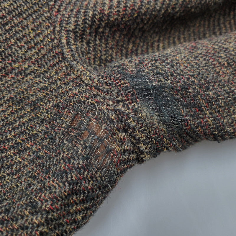 【現状渡し品】【メンズ】 USED EURO VINTAGE ユーロヴィンテージ 60S-70S WOOL SLACKS ウール スラックス 西ドイツ製 OPTIジッパー パンツ ボトムス 157-250316-as-16-izu カラー：ブラウン 万代Net店