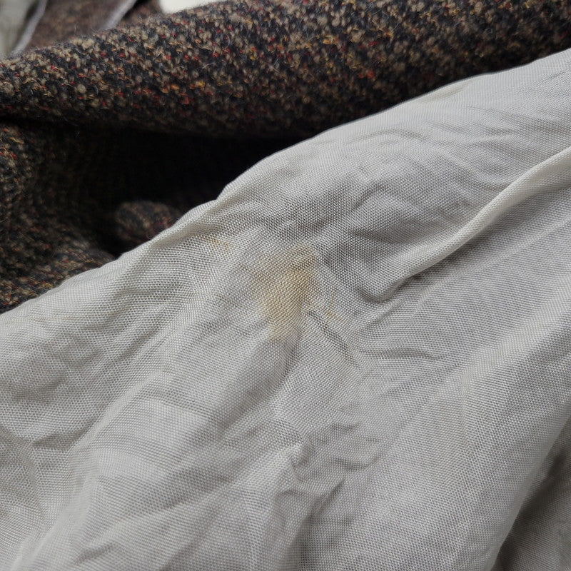 【現状渡し品】【メンズ】 USED EURO VINTAGE ユーロヴィンテージ 60S-70S WOOL SLACKS ウール スラックス 西ドイツ製 OPTIジッパー パンツ ボトムス 157-250316-as-16-izu カラー：ブラウン 万代Net店