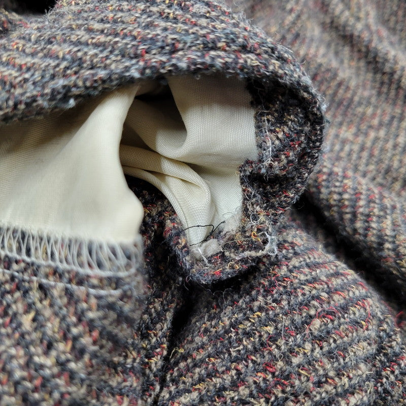 【現状渡し品】【メンズ】 USED EURO VINTAGE ユーロヴィンテージ 60S-70S WOOL SLACKS ウール スラックス 西ドイツ製 OPTIジッパー パンツ ボトムス 157-250316-as-16-izu カラー：ブラウン 万代Net店