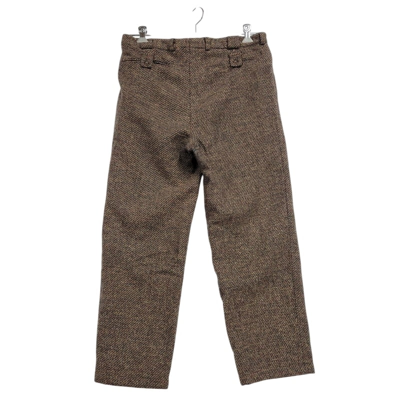 【現状渡し品】【メンズ】 USED EURO VINTAGE ユーロヴィンテージ 60S-70S WOOL SLACKS ウール スラックス 西ドイツ製 OPTIジッパー パンツ ボトムス 157-250316-as-16-izu カラー：ブラウン 万代Net店