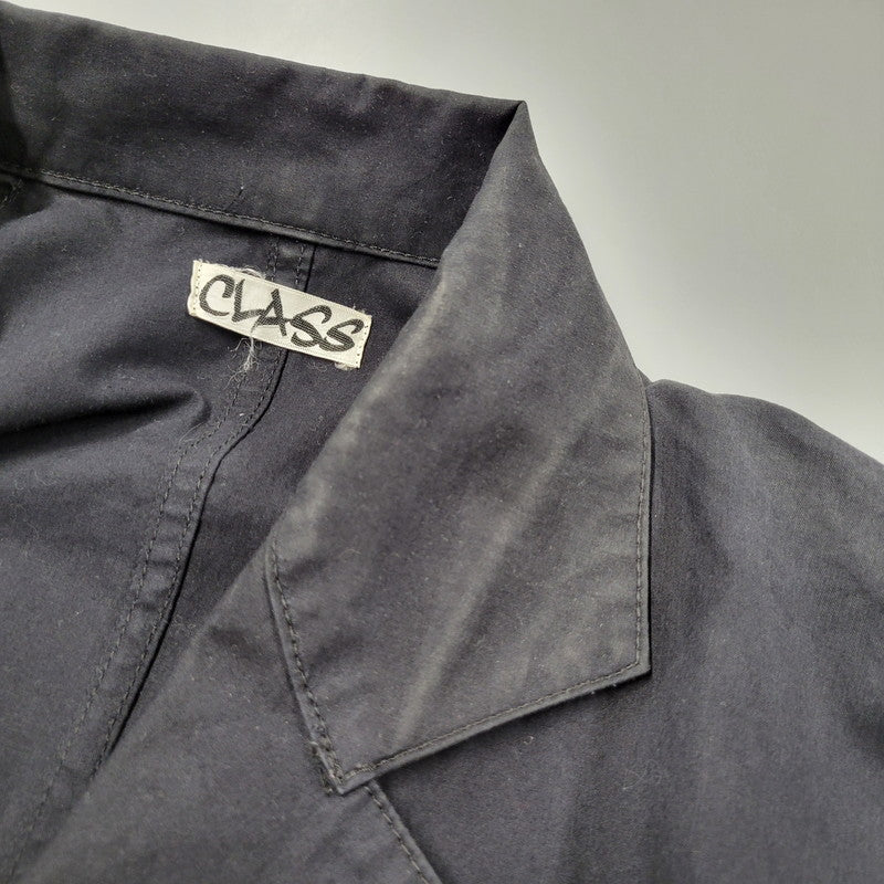 【現状渡し品】【メンズ】 CLASS クラス COTTON SHOP COAT コットン ショップコート アウター 140-250316-as-24-izu サイズ：46 カラー：ブラック 万代Net店