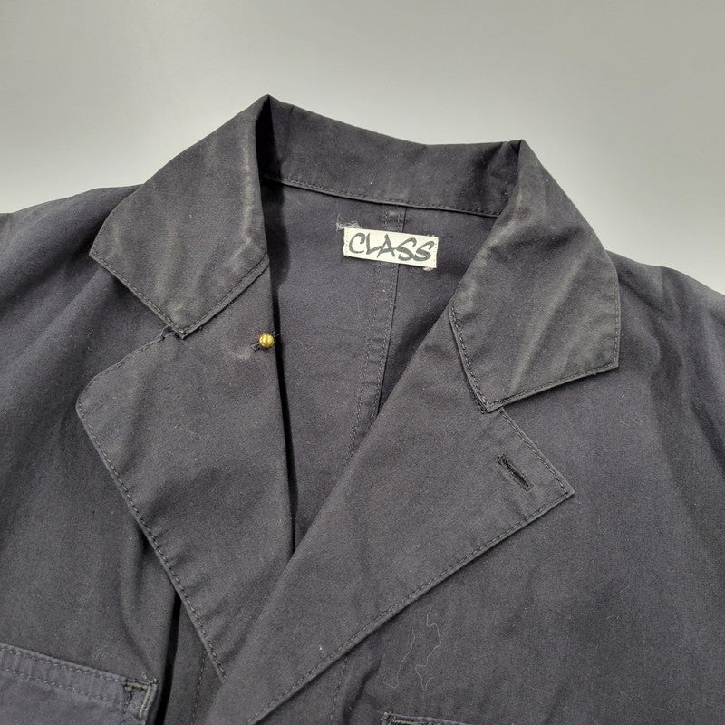 【現状渡し品】【メンズ】 CLASS クラス COTTON SHOP COAT コットン ショップコート アウター 140-250316-as-24-izu サイズ：46 カラー：ブラック 万代Net店