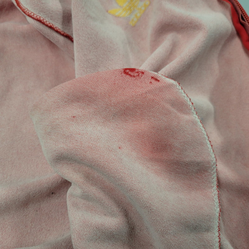 【現状渡し品】【メンズ】 adidas アディダス 70S TRACK JACKET トラックジャケット ATP VENTEX社製 フランス製 PRESTILジッパー 146-250316-as-19-izu カラー：レッド×ブラック 万代Net店