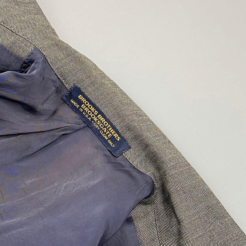 【現状渡し品】【メンズ】 Brooks Brothers ブルックスブラザーズ USA製 2B TAILORED JACKET 2Bテーラードジャケット アウター 長袖 146-250316-ma-10-izu サイズ：不明 カラー：グレー 万代Net店