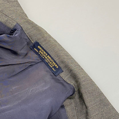 【現状渡し品】【メンズ】 Brooks Brothers ブルックスブラザーズ USA製 2B TAILORED JACKET 2Bテーラードジャケット アウター 長袖 146-250316-ma-10-izu サイズ：不明 カラー：グレー 万代Net店
