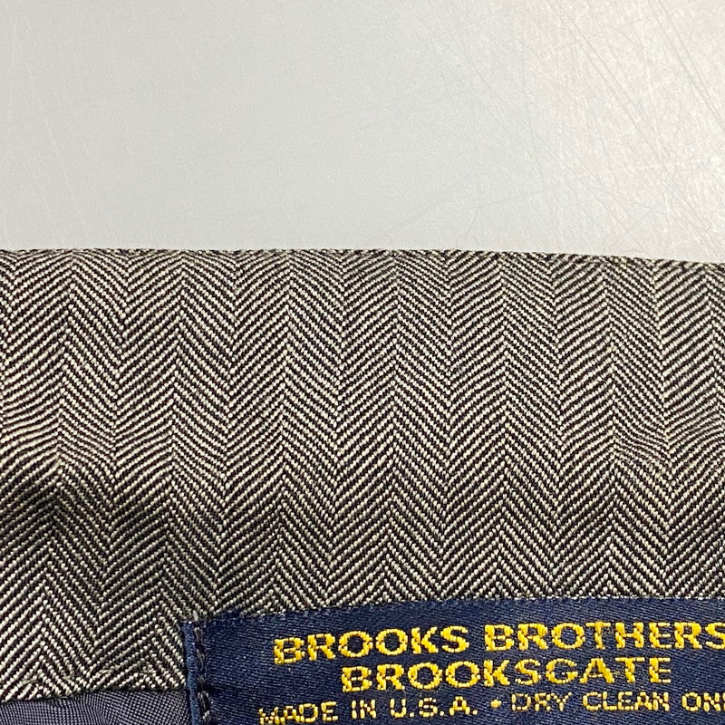 【現状渡し品】【メンズ】 Brooks Brothers ブルックスブラザーズ USA製 2B TAILORED JACKET 2Bテーラードジャケット アウター 長袖 146-250316-ma-10-izu サイズ：不明 カラー：グレー 万代Net店