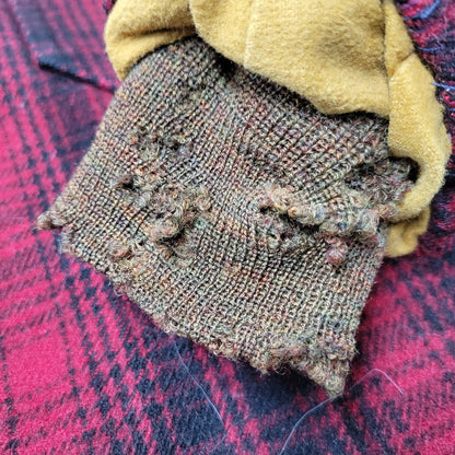 【現状渡し品】【メンズ】 WOOLRICH ウールリッチ 70S CHECK MACKINAW JACKET チェックマッキノージャケット TALONジッパー アウター 146-250316-as-21-izu サイズ：38 カラー：レッド×ブラック 万代Net店