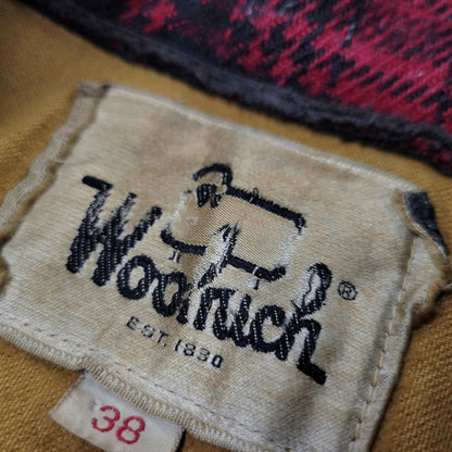 【現状渡し品】【メンズ】 WOOLRICH ウールリッチ 70S CHECK MACKINAW JACKET チェックマッキノージャケット TALONジッパー アウター 146-250316-as-21-izu サイズ：38 カラー：レッド×ブラック 万代Net店