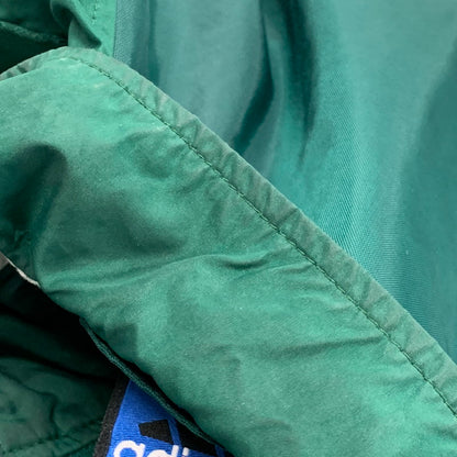 【中古品】【メンズ】 ADIDAS TEAM アディダス チーム 00S URSULINE LIONS NYLON JACKET ウルスラインライオンズ ナイロンジャケット アウター 長袖 146-250320-ma-06-izu サイズ：M カラー：グリーン 万代Net店
