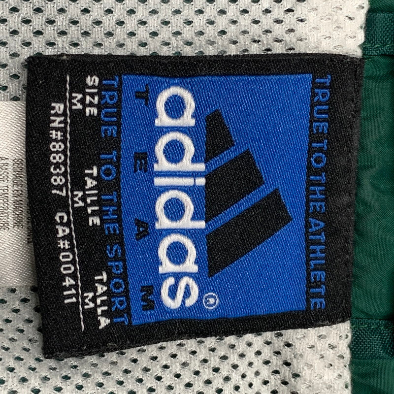 【中古品】【メンズ】 ADIDAS TEAM アディダス チーム 00S URSULINE LIONS NYLON JACKET ウルスラインライオンズ ナイロンジャケット アウター 長袖 146-250320-ma-06-izu サイズ：M カラー：グリーン 万代Net店